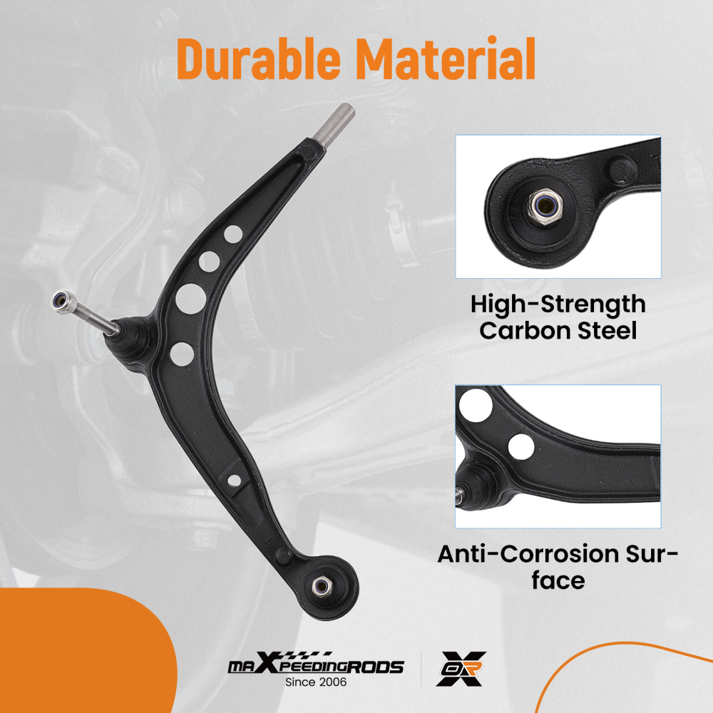 6 PEZZI BRACCI DI CONTROLLO ANTERIORI compatibile per BMW SERIE 3 CABRIOLET TOURING E30 Z1