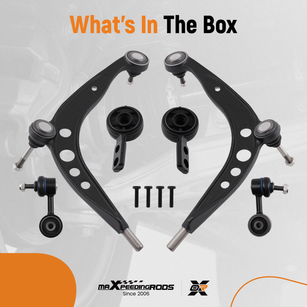 6 PEZZI BRACCI DI CONTROLLO ANTERIORI compatibile per BMW SERIE 3 CABRIOLET TOURING E30 Z1