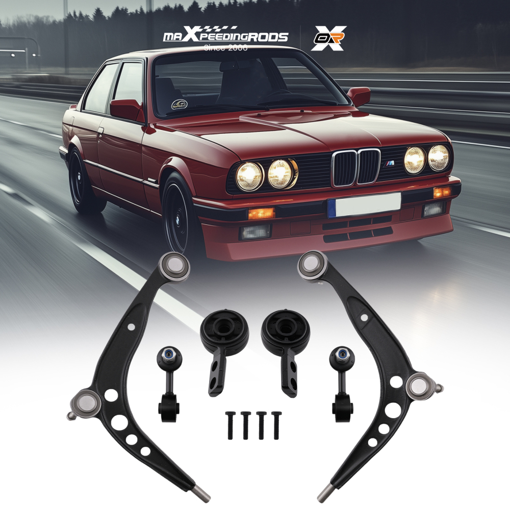 6 PEZZI BRACCI DI CONTROLLO ANTERIORI compatibile per BMW SERIE 3 CABRIOLET TOURING E30 Z1