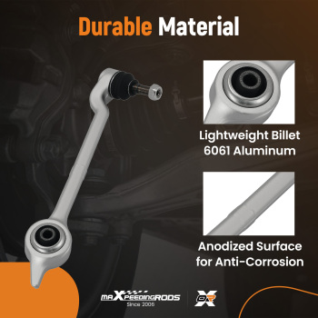 Front Lower Rearward Control Arm Assembly compatible for BMW E39 525i 528i 530iLeft