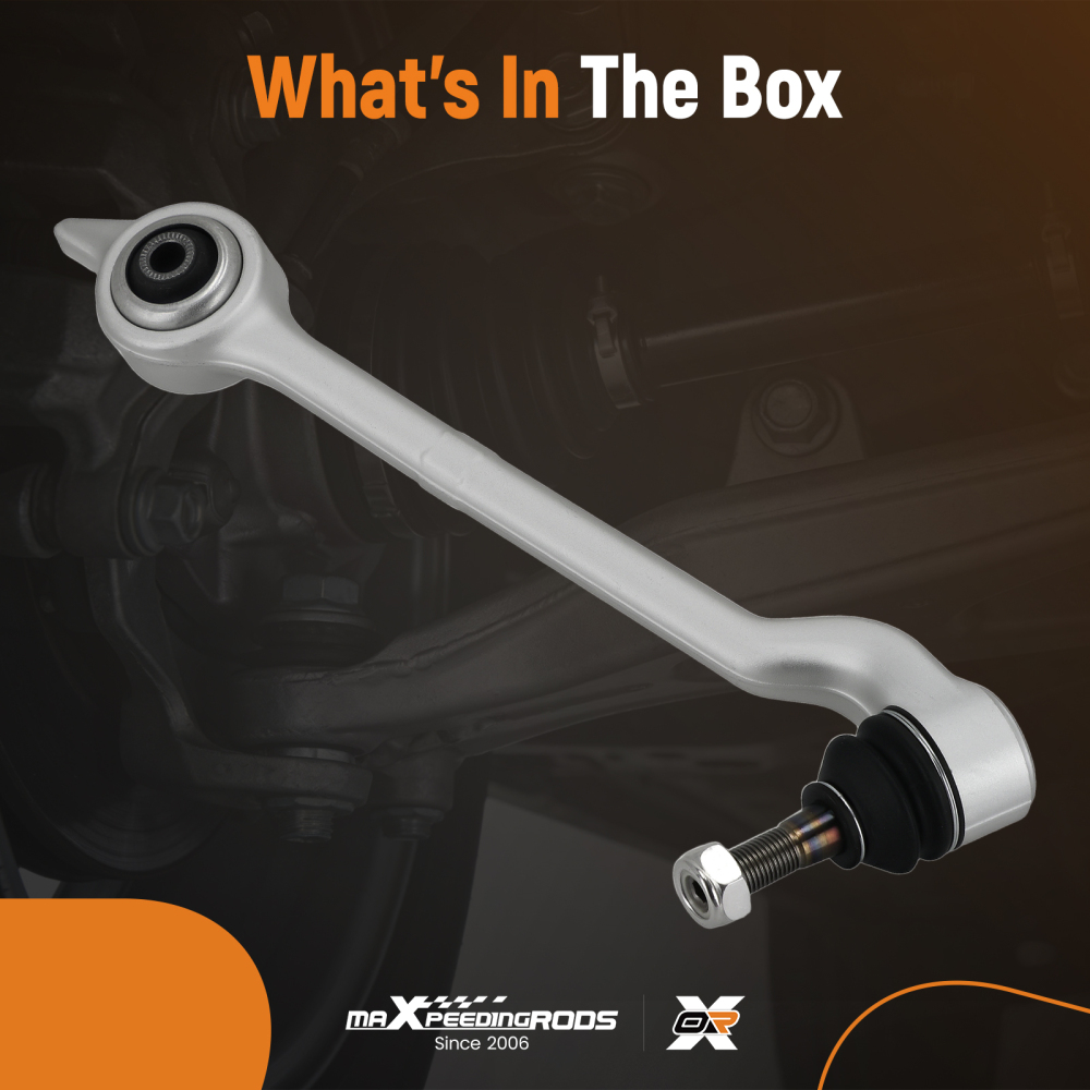 Front Lower Rearward Control Arm Assembly compatible for BMW E39 525i 528i 530iLeft