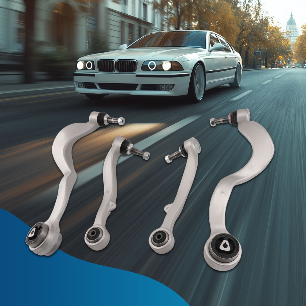 Front Lower Control Arm Set compatible for BMW 745i/745Li/760i/760Li/750i/750Li 31126774832