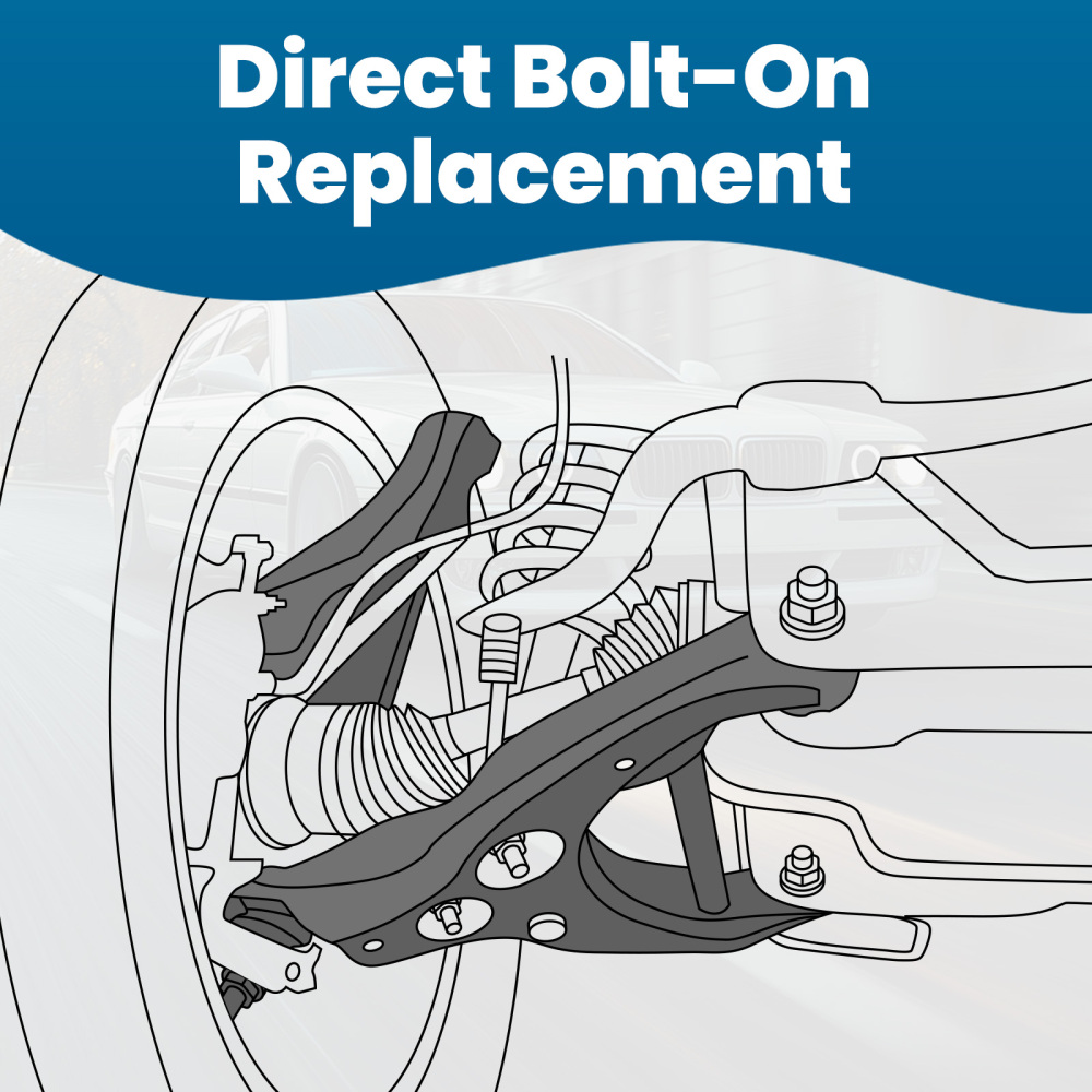 Front Lower Control Arm Set compatible for BMW 745i/745Li/760i/760Li/750i/750Li 31126774832