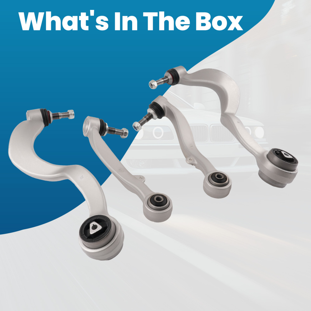 Front Lower Control Arm Set compatible for BMW 745i/745Li/760i/760Li/750i/750Li 31126774832