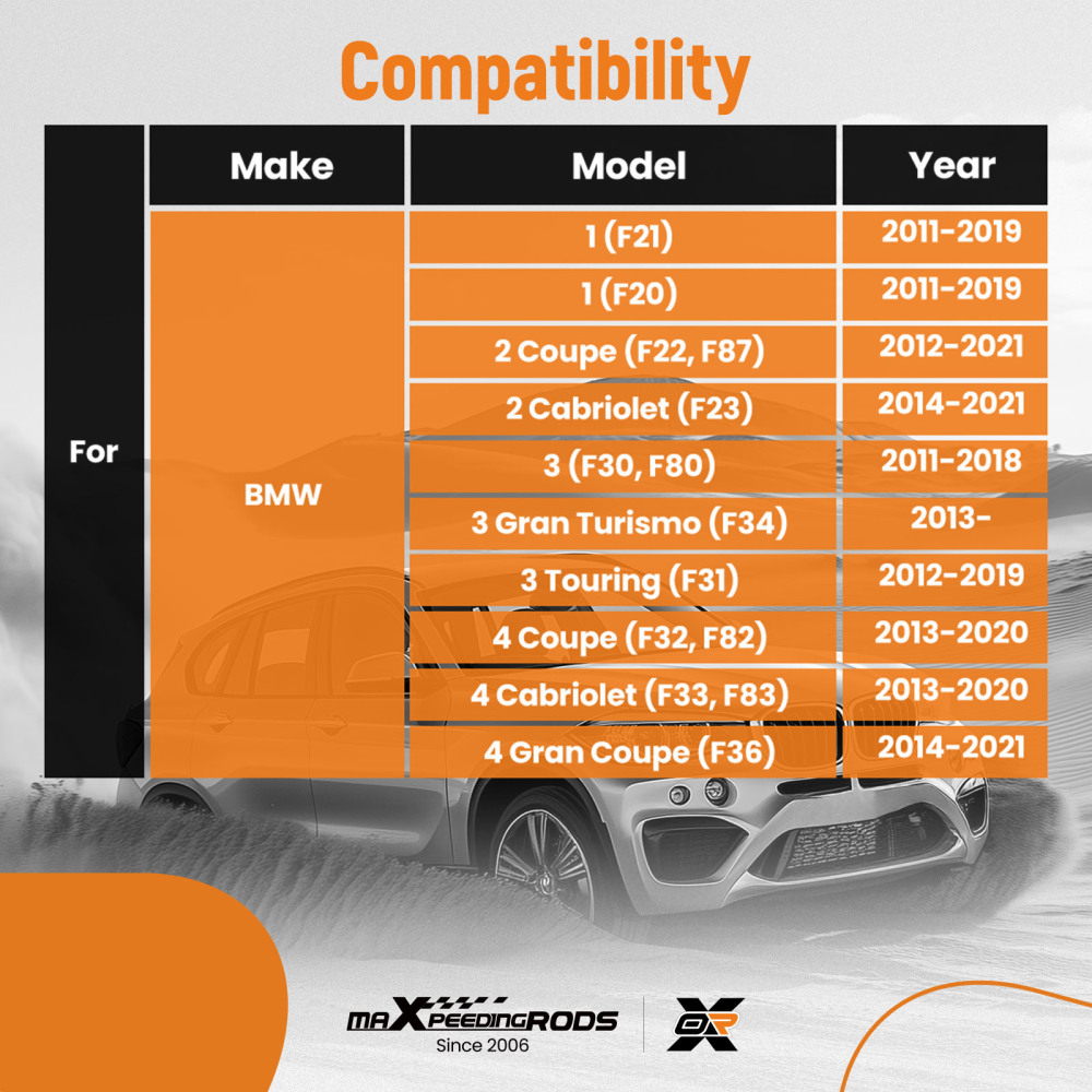 FRONT LOWER REAR LHRH WISHBONE CONTROL ARMS compatible for BMW 1 2 3 4 SERIES F21 F23 F34