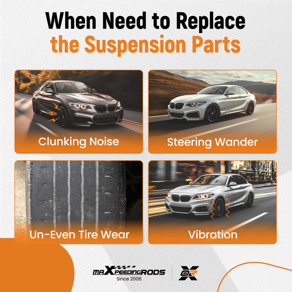 8pcs Front Control Arm Ball Joint Sway Bar Link Tie Rods compatible for BMW 430i 440i F30