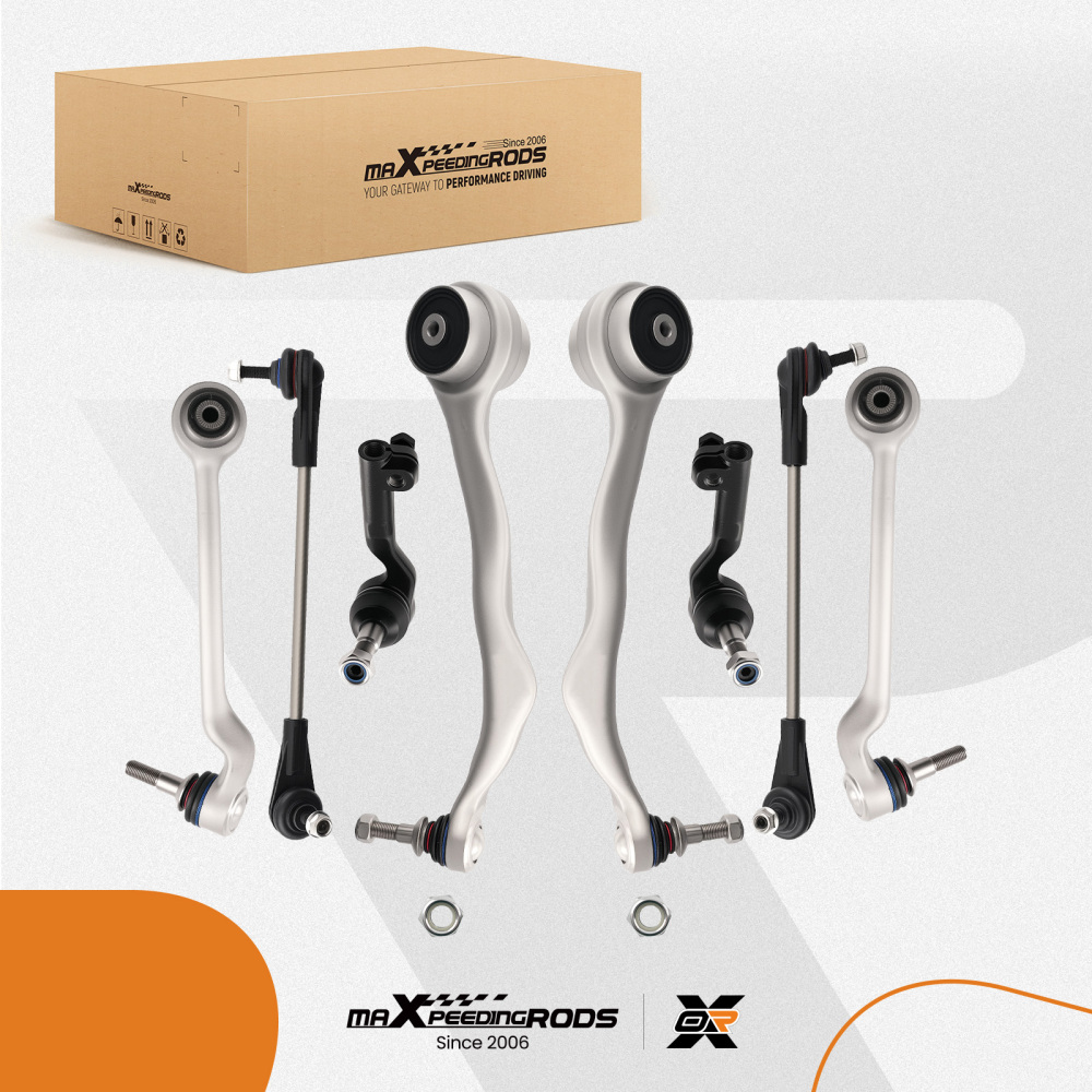 8pcs Front Control Arm Ball Joint Sway Bar Link Tie Rods compatible for BMW 430i 440i F30