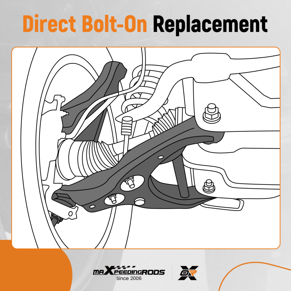 Front Lower Forward Control Arm Ball Joint Assembly compatible for BMW X3 E83 2004-2010