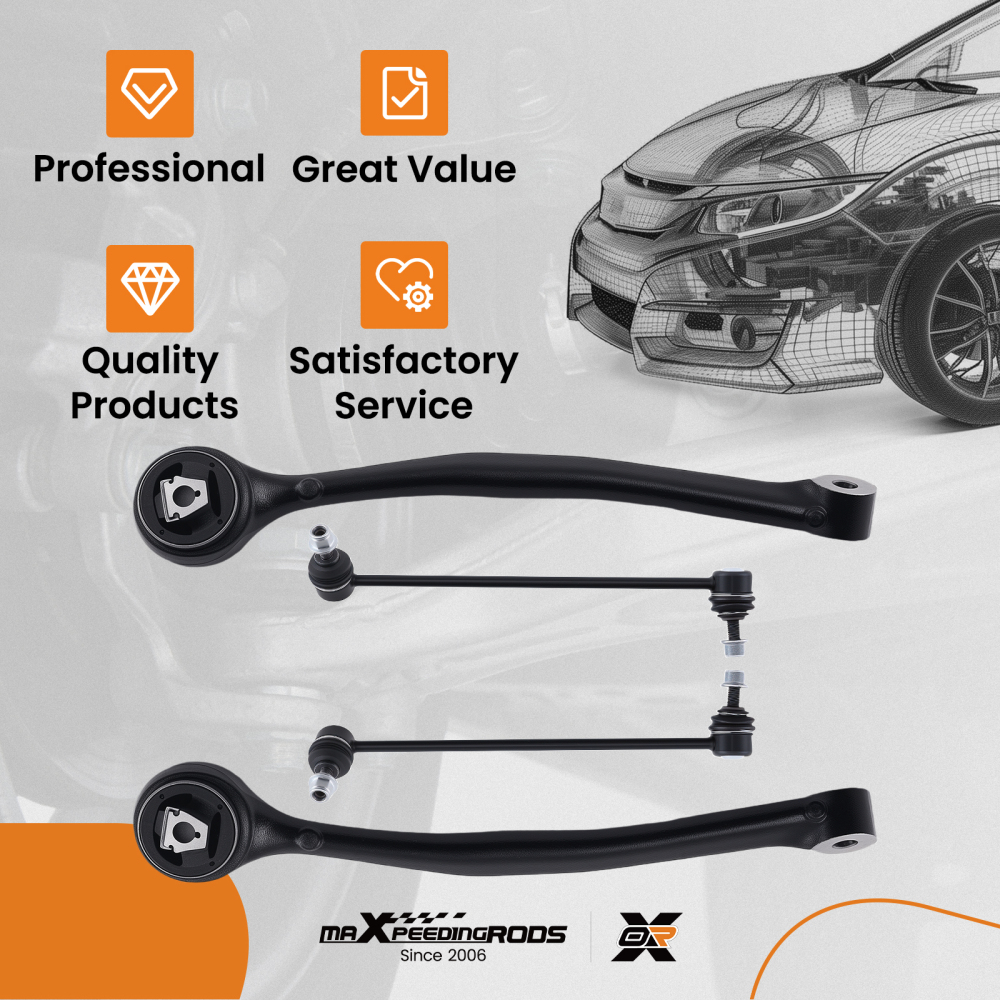 Front Lower Forward Control Arm Ball Joint Assembly compatible for BMW X3 E83 2004-2010