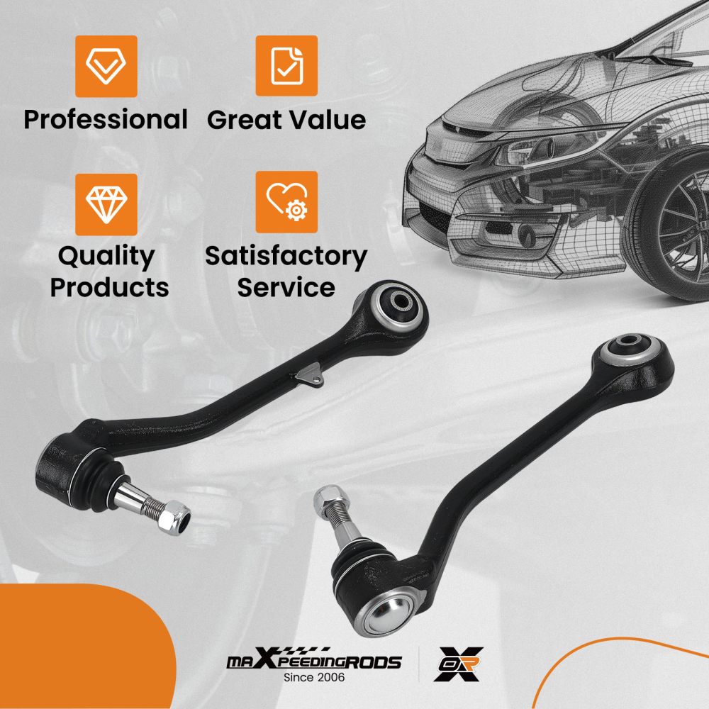 Front Lower Rearward Control Arm Ball Joint Assembly compatible for BMW X3 2004-2010