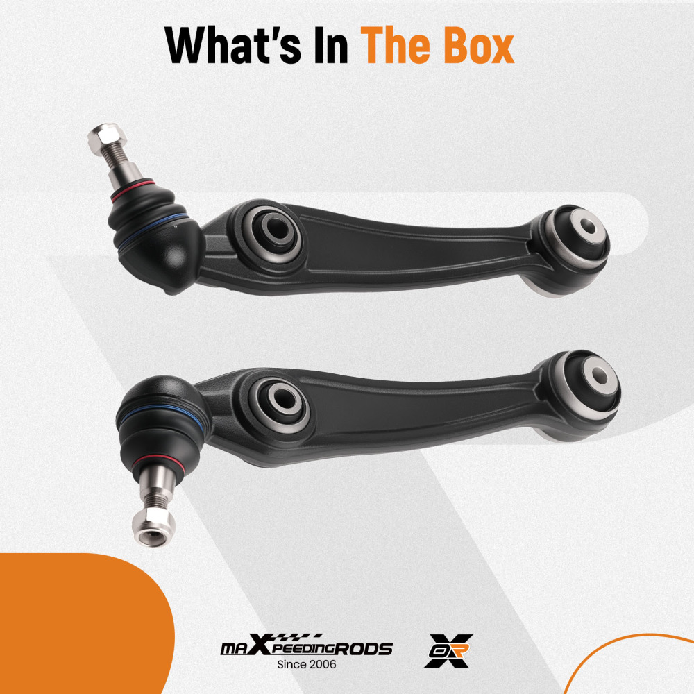 SET DI 2 BRACCETTI DI SOSTEGNO INFERIORI ANTERIORI compatibile per BMW X5 F15 2014-18 X6 F16