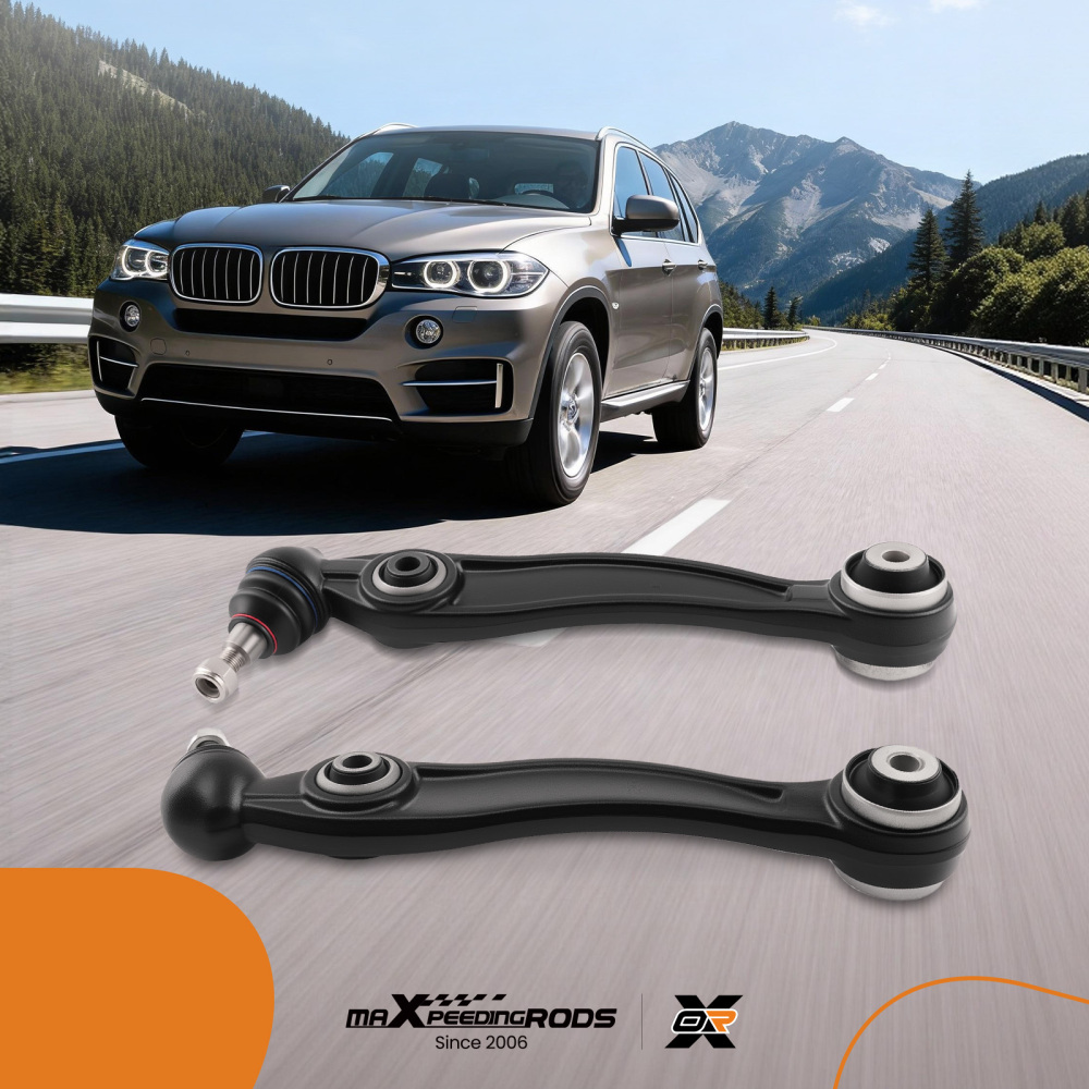 SET DI 2 BRACCETTI DI SOSTEGNO INFERIORI ANTERIORI compatibile per BMW X5 F15 2014-18 X6 F16