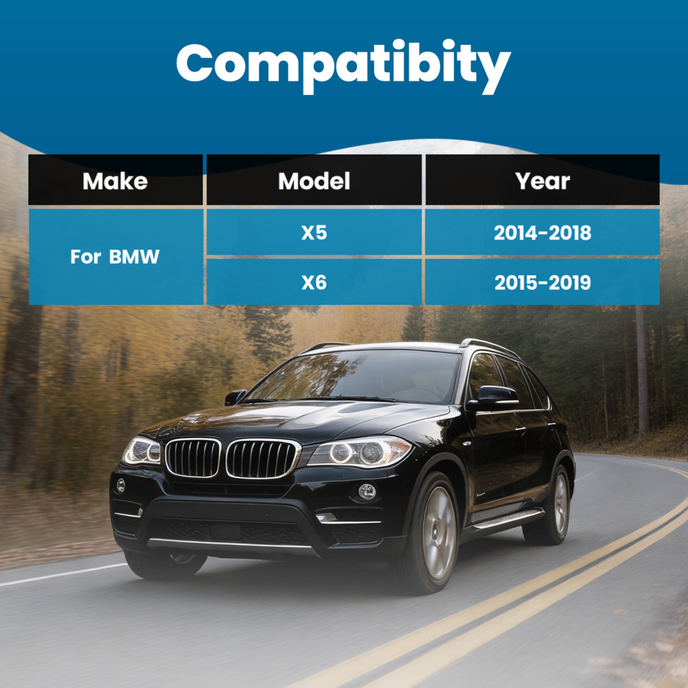 Front Lower Rearward Control Arms Ball Joints Assembly compatible for BMW X5 X6 2014-2019