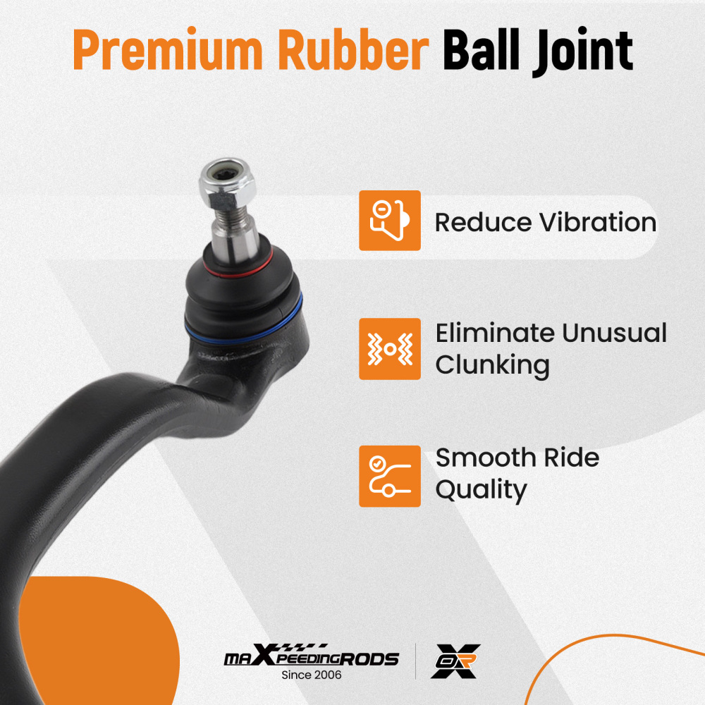 Front Lower Forward Rearward Control Arms Set compatible for BMW X5 2014-2018 X6 2015-2019