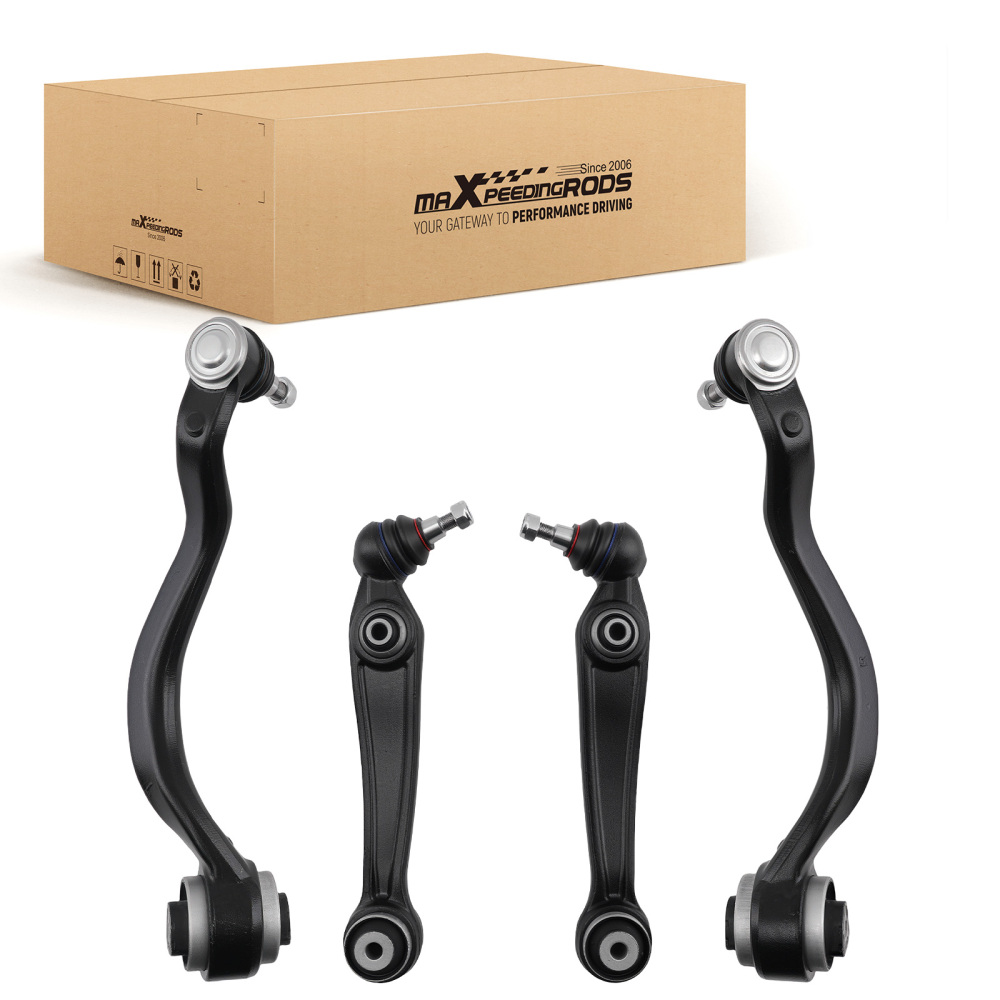 Front Lower Forward Rearward Control Arms Set compatible for BMW X5 2014-2018 X6 2015-2019