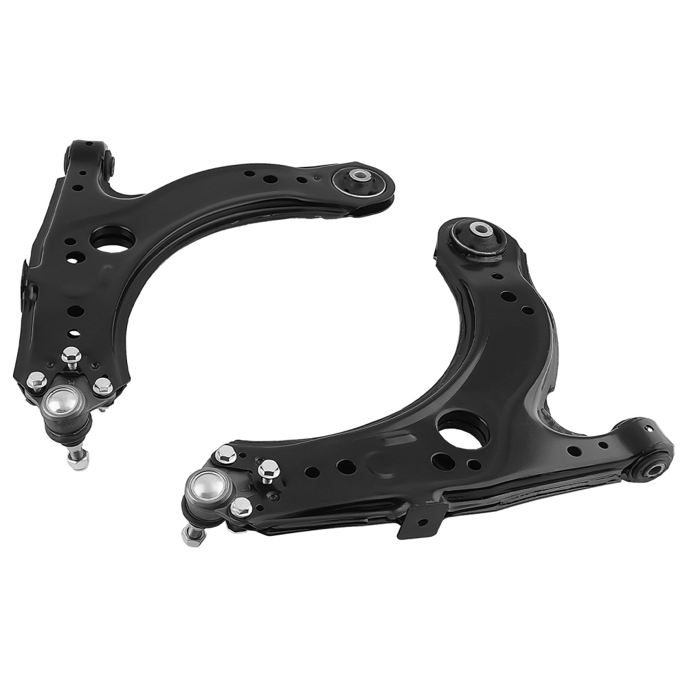 4PCS FRONT LOWER WISHBONES CONTROL ARMS compatible for VW GOLF BORA NEW BEETLE 1J0407151C