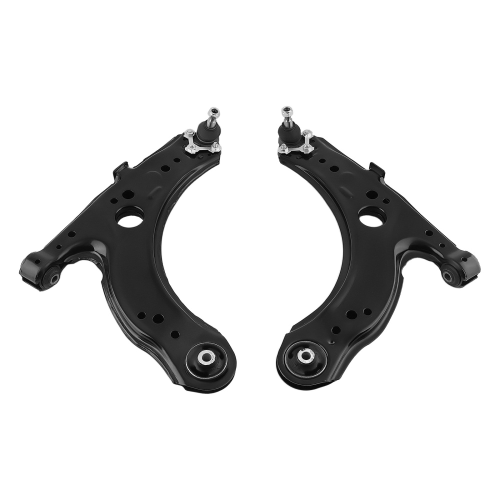 4PCS FRONT LOWER WISHBONES CONTROL ARMS compatible for VW GOLF BORA NEW BEETLE 1J0407151C