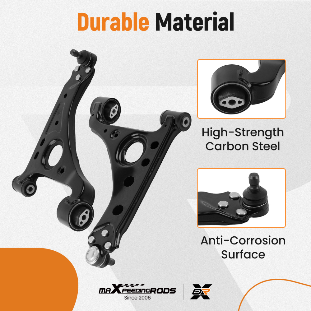 2x Front Lower Control Arms for 2013-2022 compatible for Buick Encore Chevrolet Trax K623137