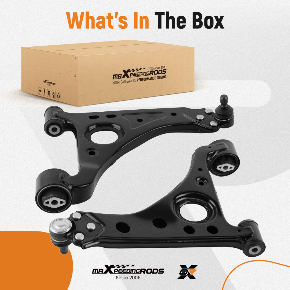 2x Front Lower Control Arms for 2013-2022 compatible for Buick Encore Chevrolet Trax K623137