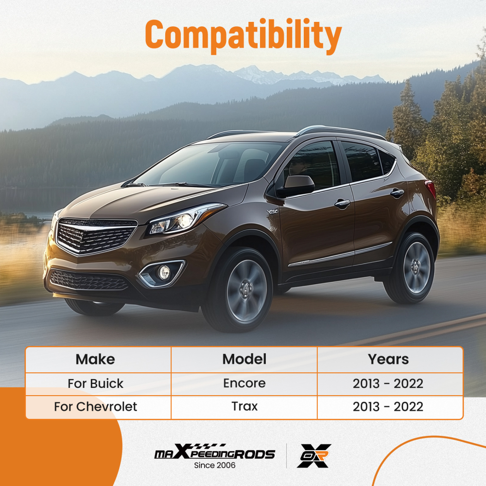 2x Front Lower Control Arms for 2013-2022 compatible for Buick Encore Chevrolet Trax K623137