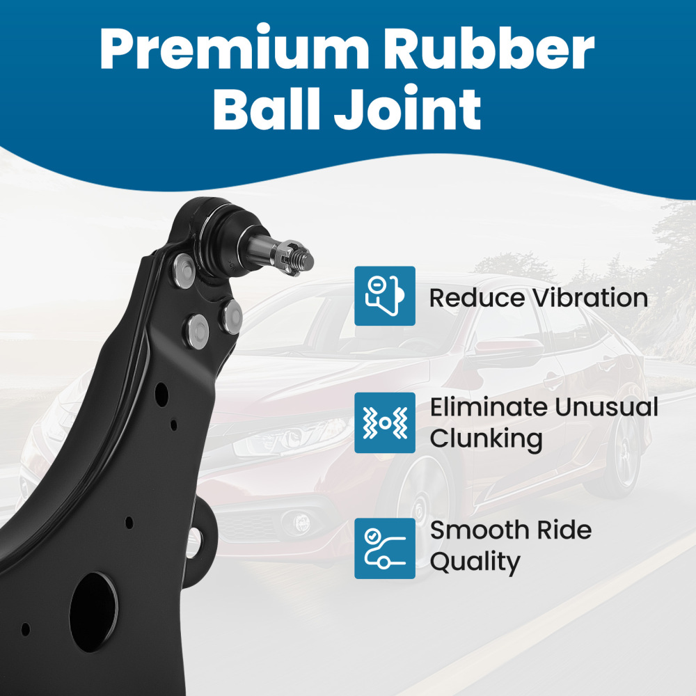 6x Front Lower Control Arm Sway Bar Outer Tie Rod compatible for Chevrolet Impala 2000-2013