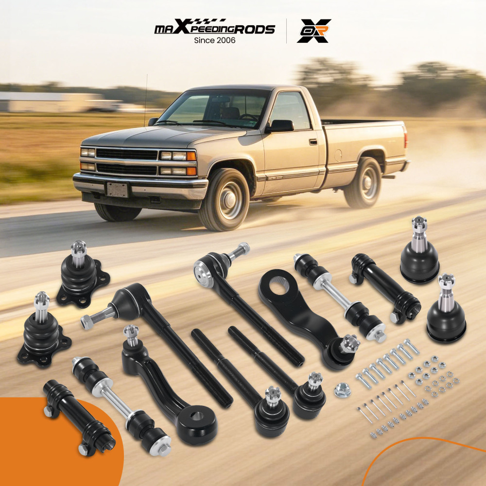 14x Front Sway Bar Tie Rod Ball Joint Kit compatible for GMC Chevy C1500 C2500 compatible for Yukon Tahoe