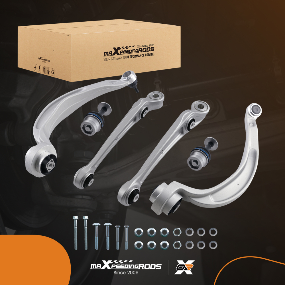 6X BRACCI DI CONTROLLO ANTERIORI SINISTRO + DESTRO compatibile per AUDI A4 8K A5 8T 8F Q5 8R
