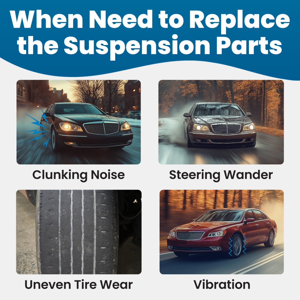 10x Front Lower Control Arms Tie Rods for 2006 2007-2011 compatible for Cadillac DTS Lucerne