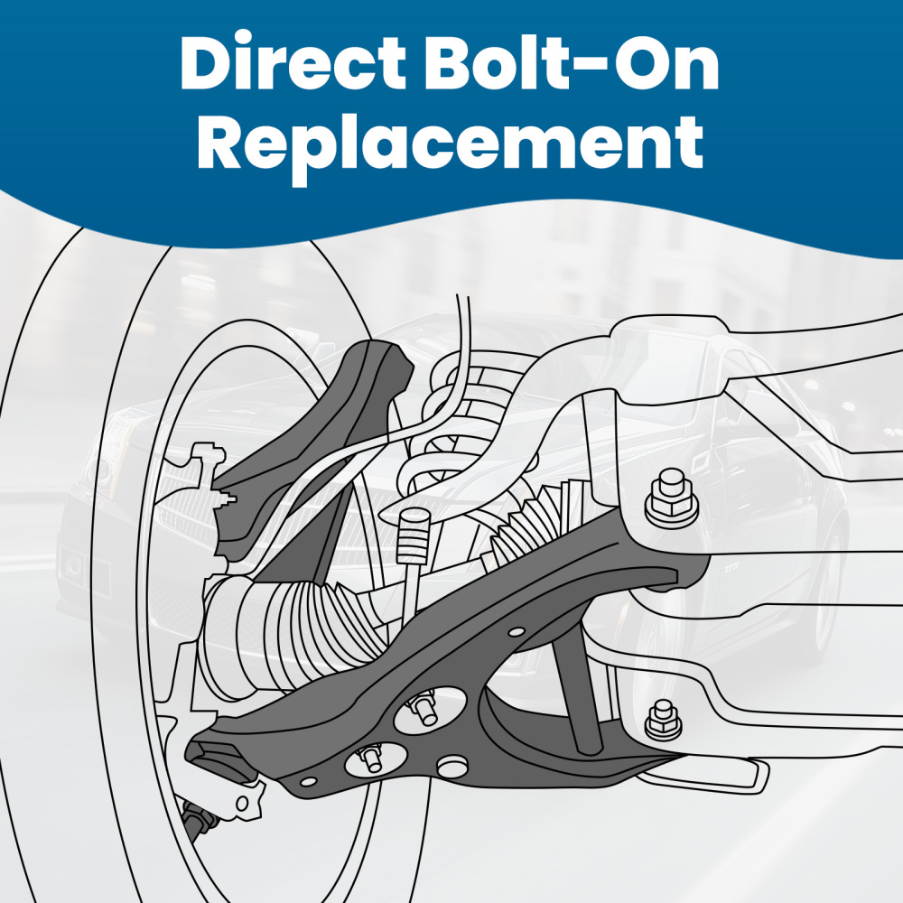 Front Passenger Side Lower Control Arm Assembly for 2008 - 2015 compatible for Cadillac CTS RH