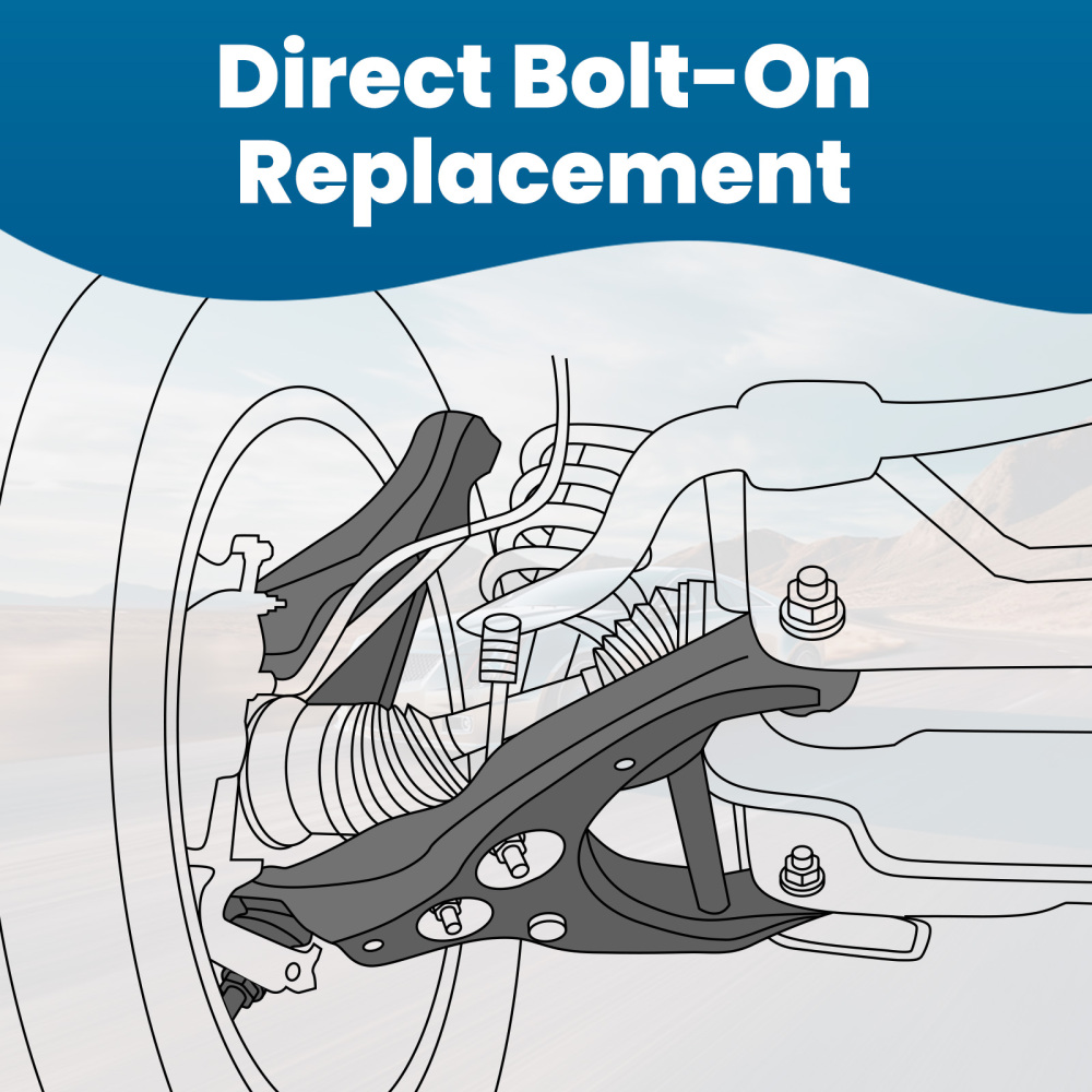 Front UpperLower Control Arms Ball Joints for 2008 2009 - 2013 compatible for Cadillac CTS