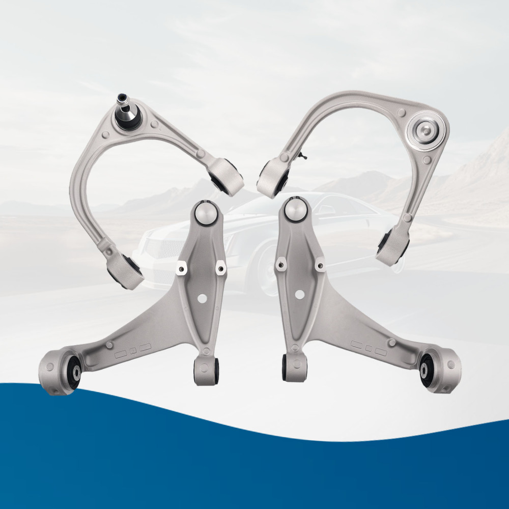 Front UpperLower Control Arms Ball Joints for 2008 2009 - 2013 compatible for Cadillac CTS