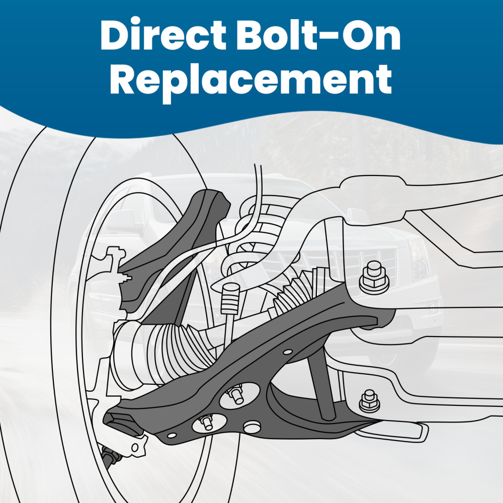 Front LH Lower Control Arm w/Ball Joint for 2010 2011 2012 - 2016 compatible for Cadillac SRX