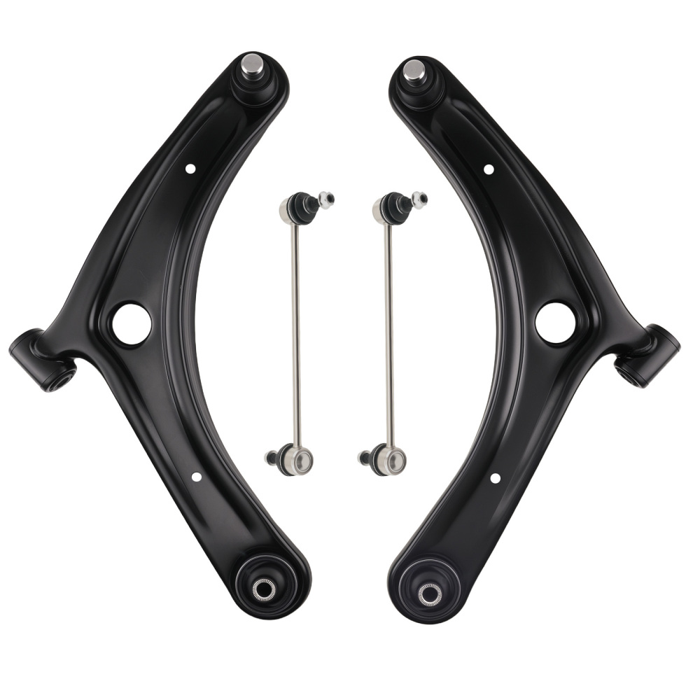 4Pc Front Suspension Lower Control Arms for 2007-17 compatible for Jeep Compass Patriot Caliber