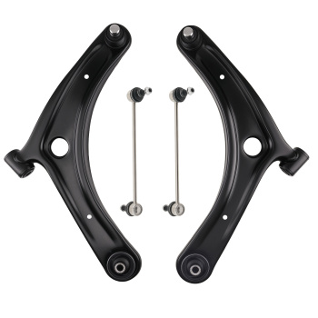 4Pc Front Suspension Lower Control Arms for 2007-17 compatible for Jeep Compass Patriot Caliber