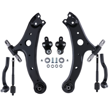 8x Lower Control Arm Ball Joint Tie Rod compatible for Toyota Camry Solara 2004-08 ES80602