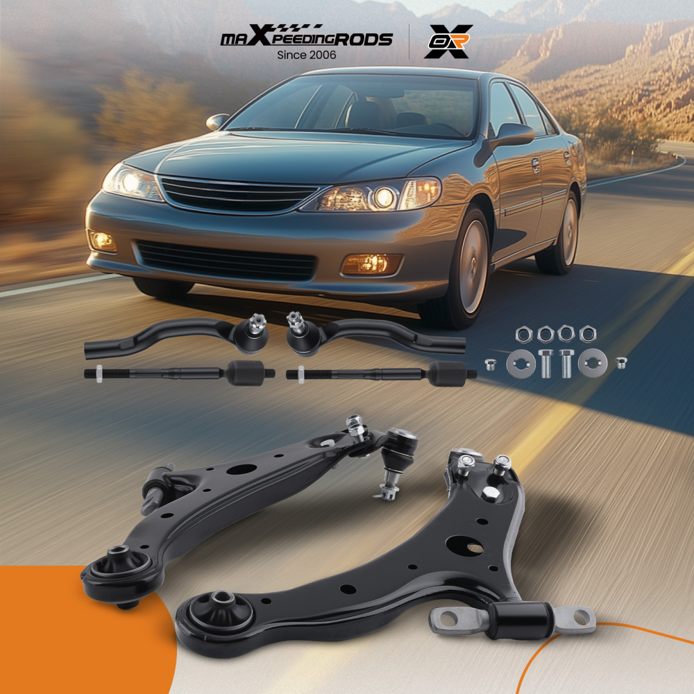 8x Lower Control Arm Ball Joint Tie Rod compatible for Toyota Camry Solara 2004-08 ES80602