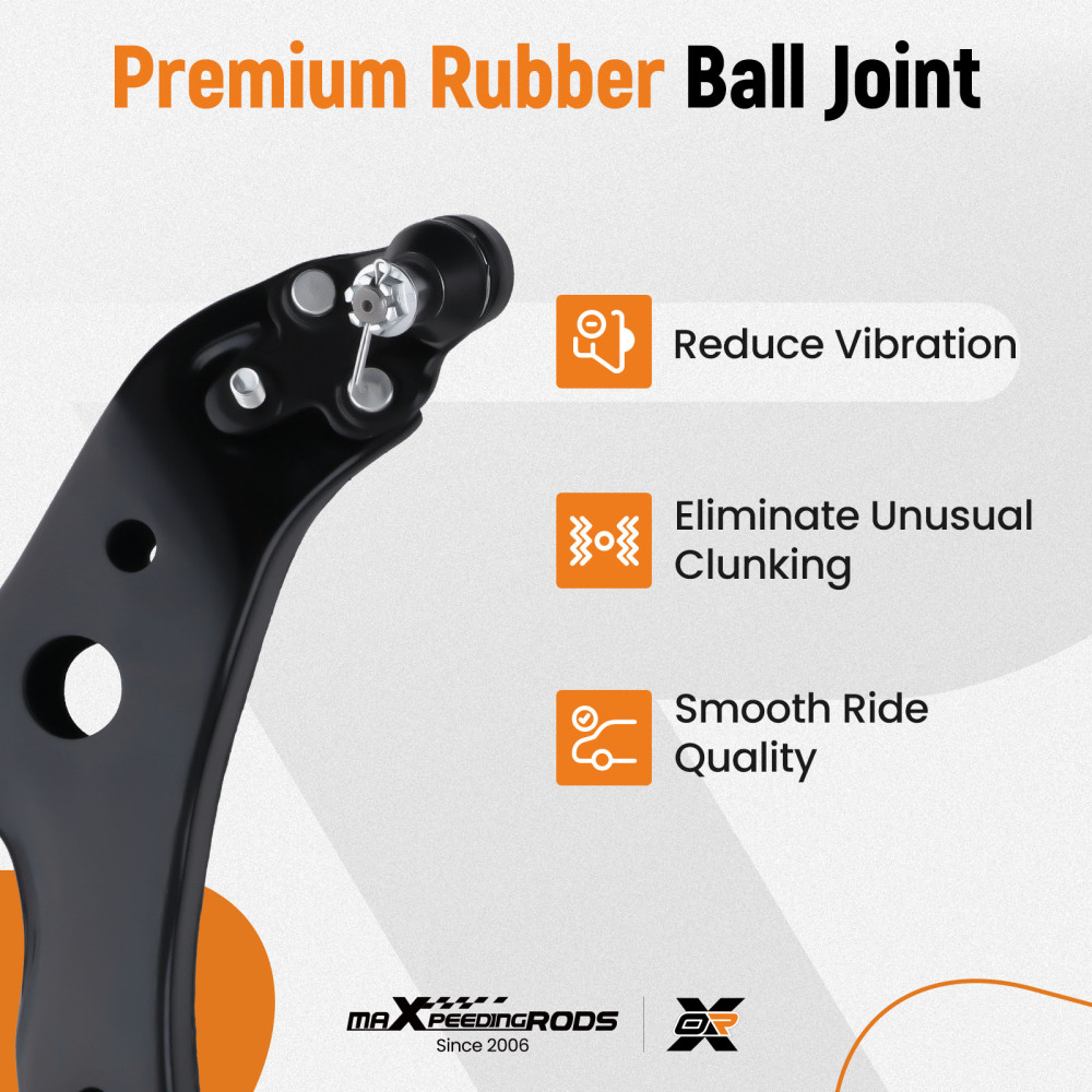 8x Lower Control Arm Ball Joint Tie Rod compatible for Toyota Camry Solara 2004-08 ES80602