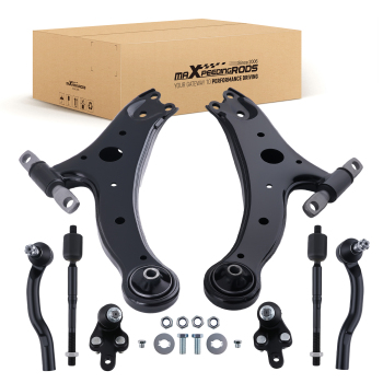 8x Lower Control Arm Ball Joint Tie Rod compatible for Toyota Camry Solara 2004-08 ES80602