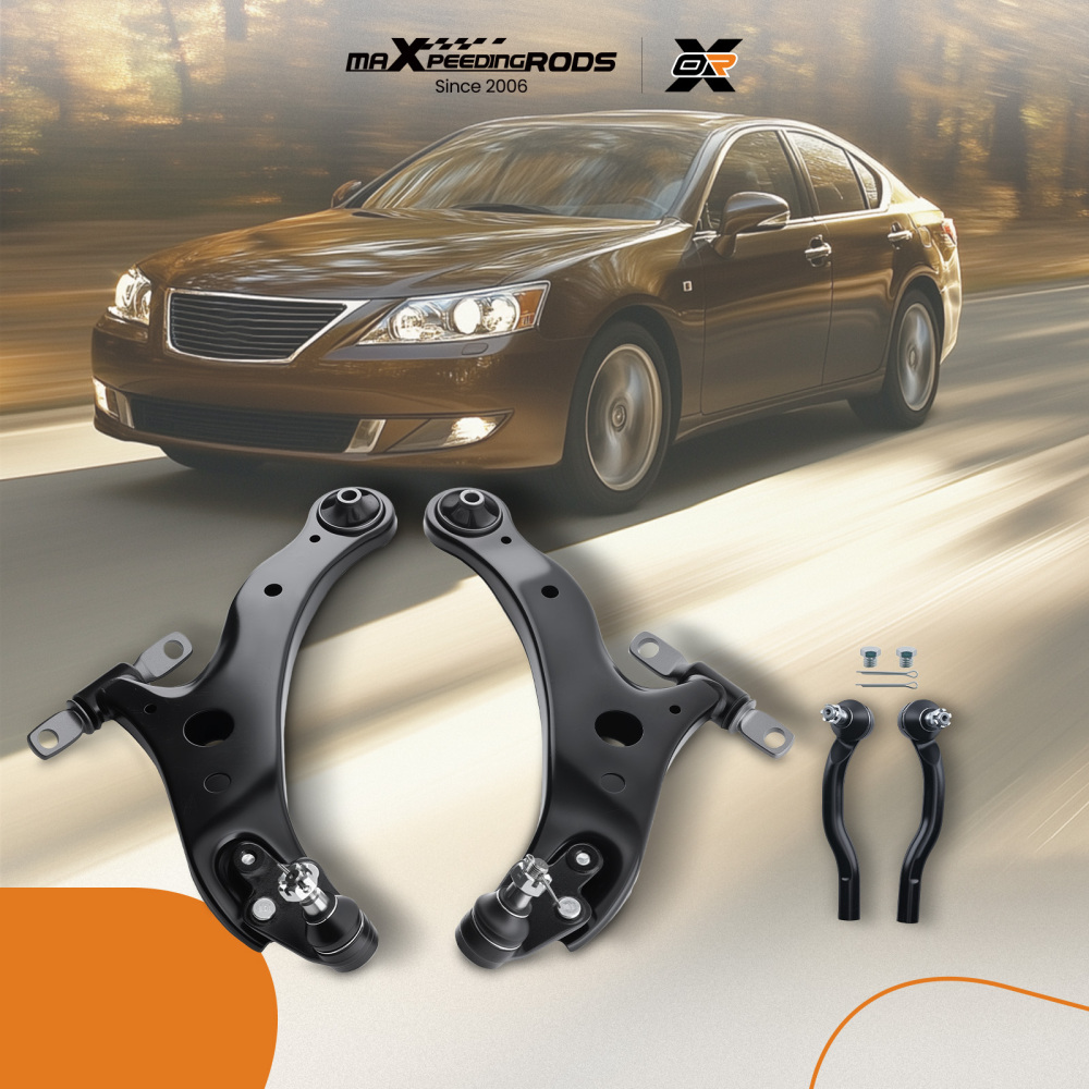 6x Driver Passenger Front Lower Control Arm compatible for Toyota Camry Avalon 2007-2011