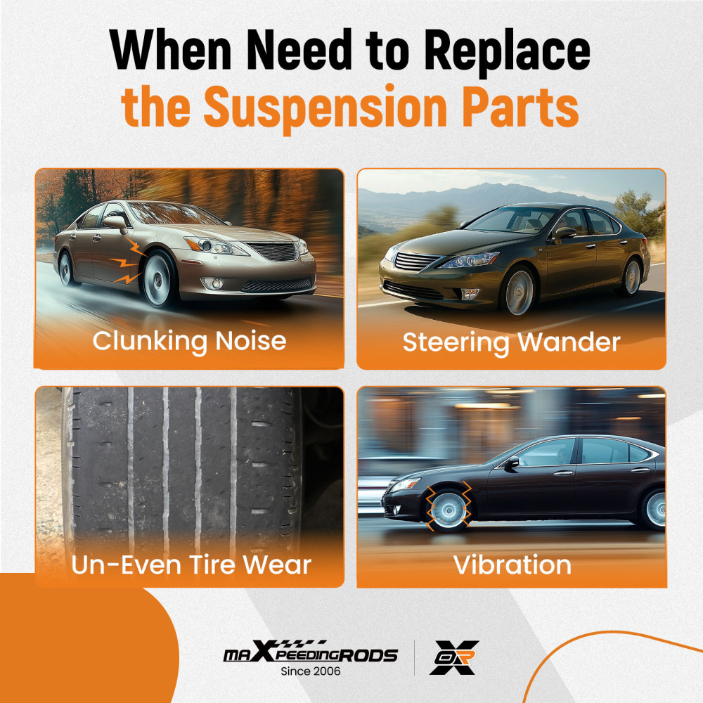 6x Driver Passenger Front Lower Control Arm compatible for Toyota Camry Avalon 2007-2011