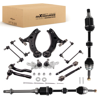 14x Front Lower Control Arm CV Axle Shaft Stabilizer Link compatible for Toyota Camry 07-09