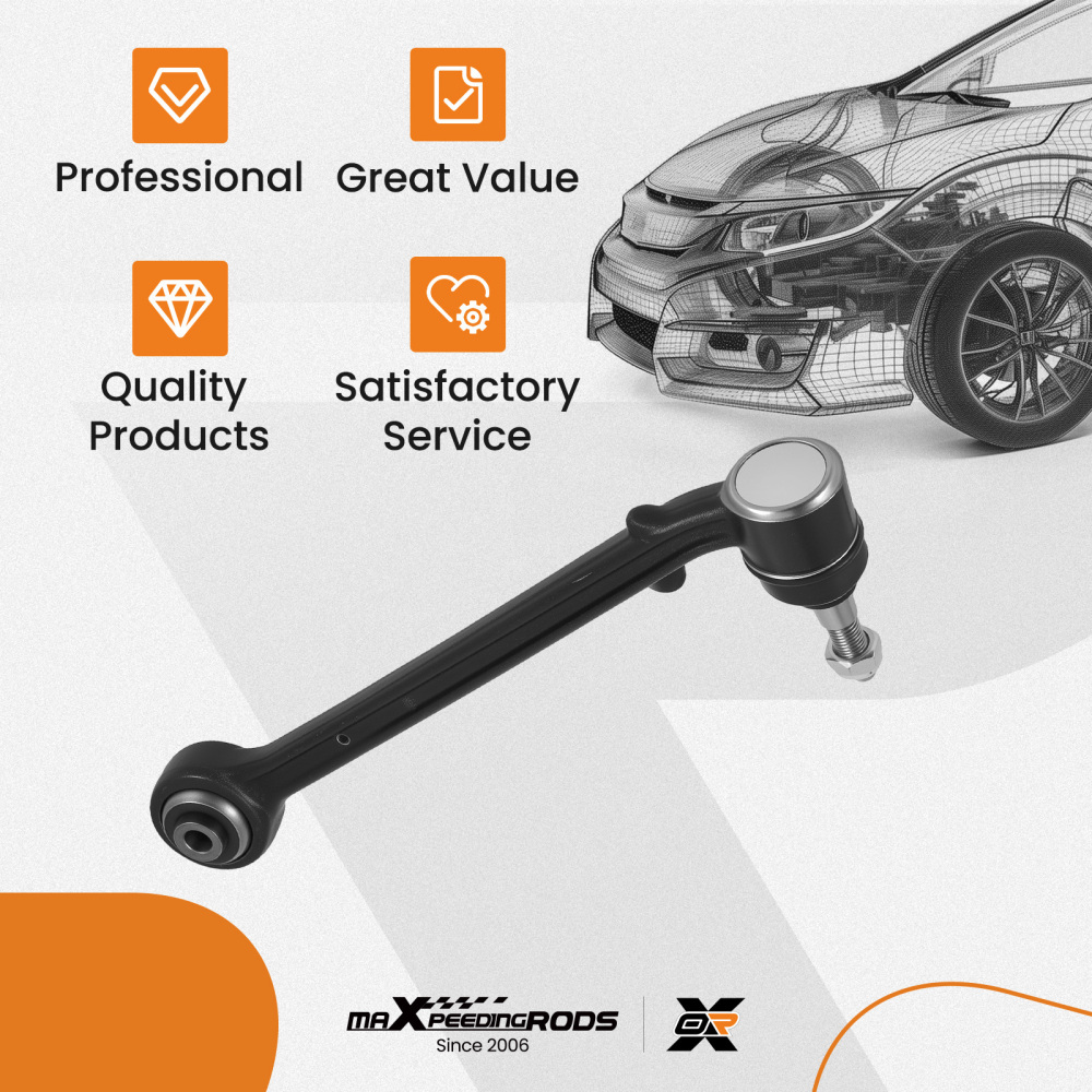 Passenger Front RH Lower Rearward Control Arm compatible for Chevy Camaro 2010-2015