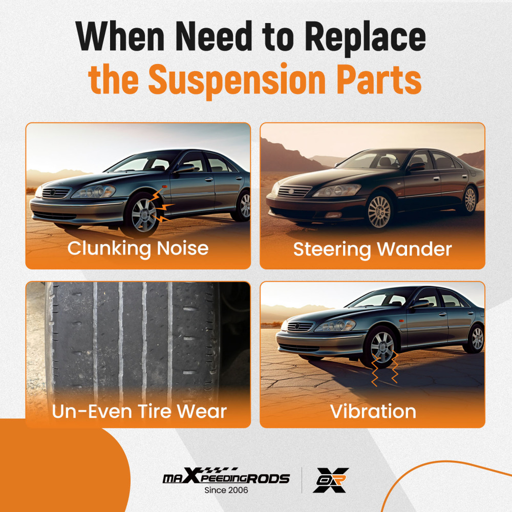 8PC Control Arm Kit compatible for Lexus ES300 1997-2001 K640191 K640192 Tie Rod Ends