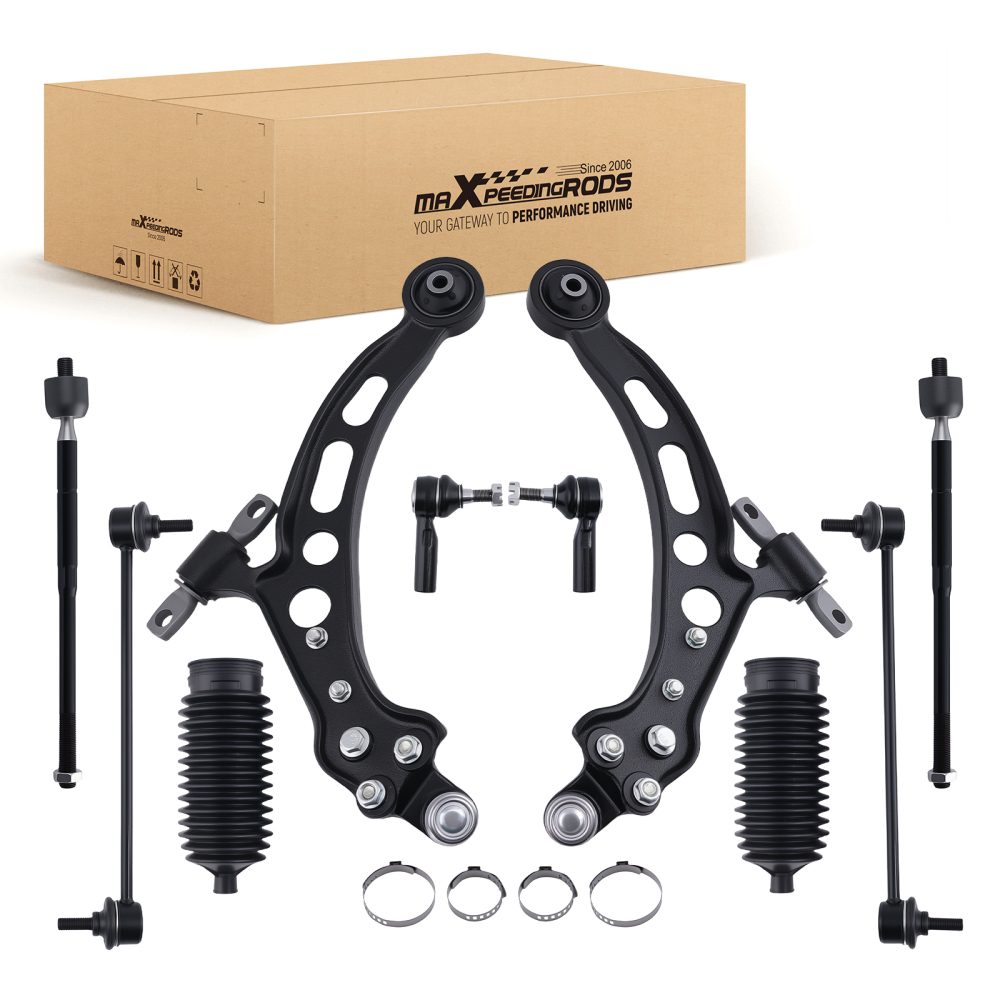 8PC Control Arm Kit compatible for Lexus ES300 1997-2001 K640191 K640192 Tie Rod Ends