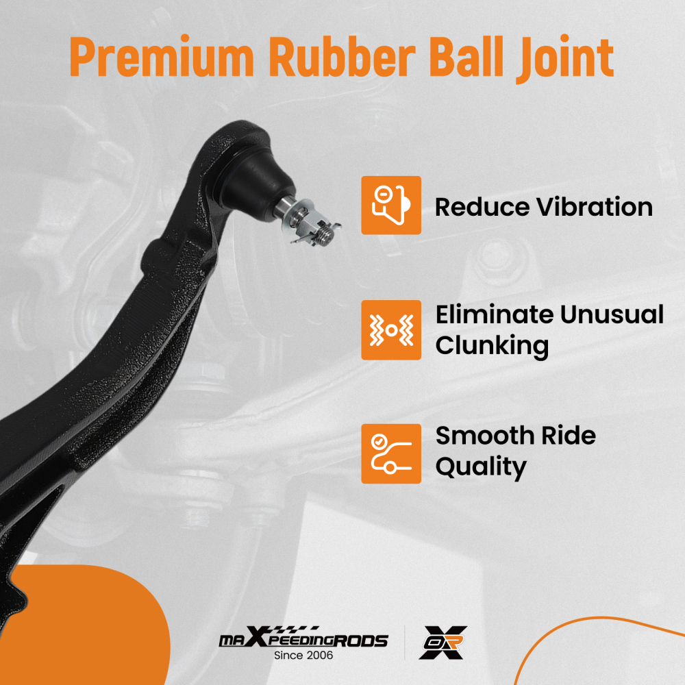 Front Lower Driver Side Control Arm with Ball Joint for 2001 - 07 compatible for Dodge Caravan