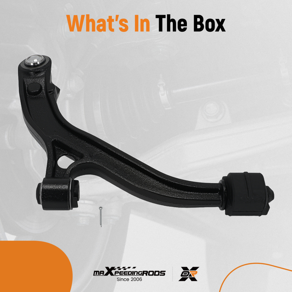 Front Lower Driver Side Control Arm with Ball Joint for 2001 - 07 compatible for Dodge Caravan