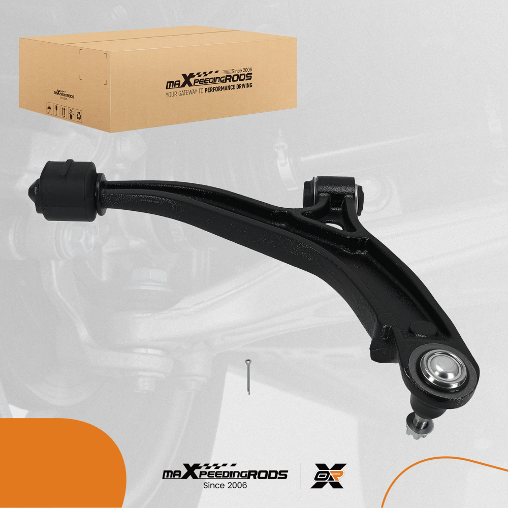 Front Lower Driver Side Control Arm with Ball Joint for 2001 - 07 compatible for Dodge Caravan