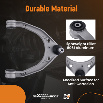 Front Upper Control Arm Assembly Ball Joint compatible for VW Touareg compatible for Porsche Cayenne