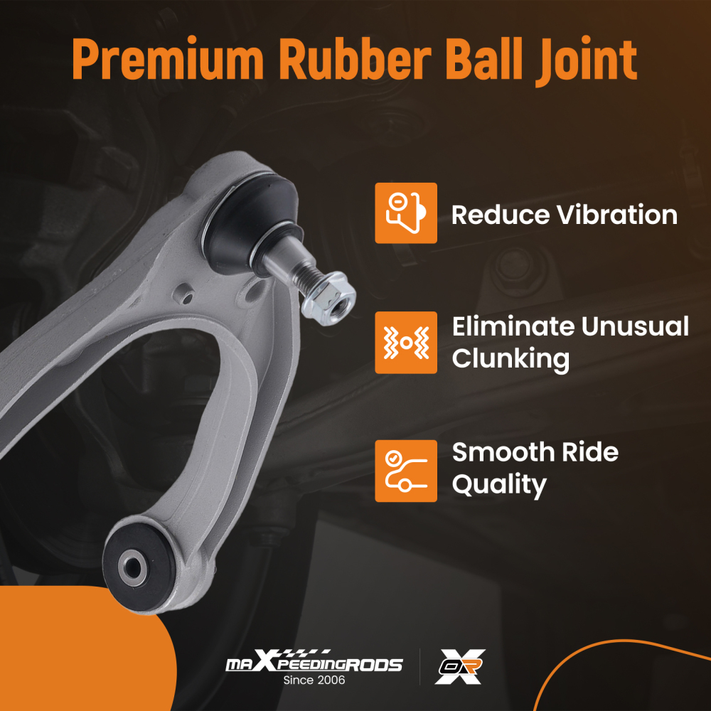 Front Upper Control Arm Assembly Ball Joint compatible for VW Touareg compatible for Porsche Cayenne