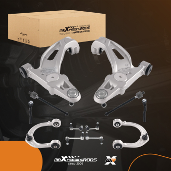 12pcs Front Upper Lower Control Arms for 2003 2004 2005 2006 2007 compatible for Cadillac CTS